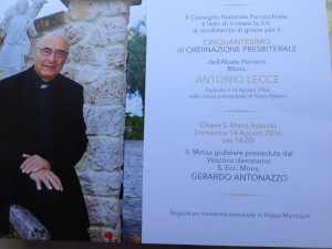 Don Antonio Lecce 50 anni al servizio della chiesa immagine 5