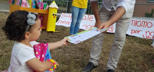 Sindaco De Donatis + bambina