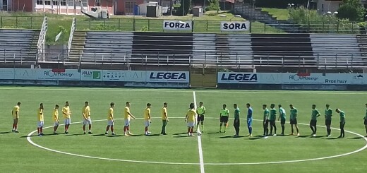 Squadre al centro del campo - Sora calcio vs Villalba