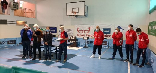 Ferentino tennistavolo autorità e squadra