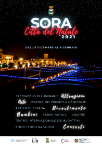 Locandina Sora città del Natale 2021