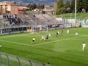 azione di gioco Sora calcio vs Fonte Meravigliosa