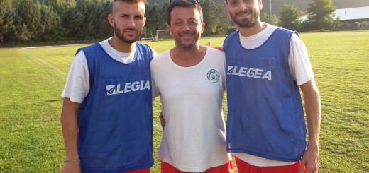 Da sx Gigi Lucchese, Casalese e Ciro Poziello