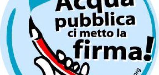 acqua pubblica raccolta firme