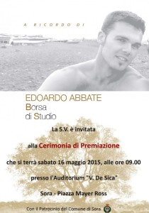 borsa di studio edoardo abbate