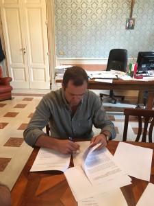 Firma sindaco Roberto De Donatis immagine 1