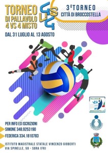 torneo di pallavolo Broccostella