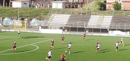 Azione di gioco Sora calcio vs Capistrello
