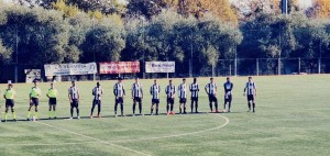 Sora calcio vs Anagni al centro del campo
