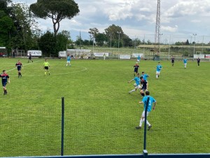 Fase di gioco Latina vs Ceccano