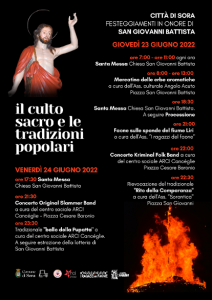 San Giovanni Battista programma