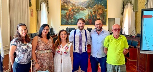 Sindaco Luca Di Stefano e collaboratori