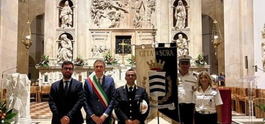 Il sindaco di Loreto, Facchini e Padovani