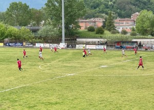 azione di gioco Ceccano vs Morolo