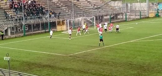 azione di gioco Sora vs Colleferro
