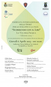 locandina giornata dello sport
