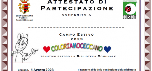 Coloriamo Ceccano foto 3 attestato