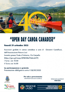LOCANDINA OPEN DAY CANOA