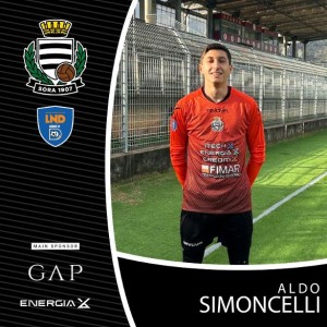 Aldo Simonecelli portiere sora