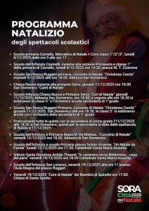 programma natalizio bambini e ragazzi 2025